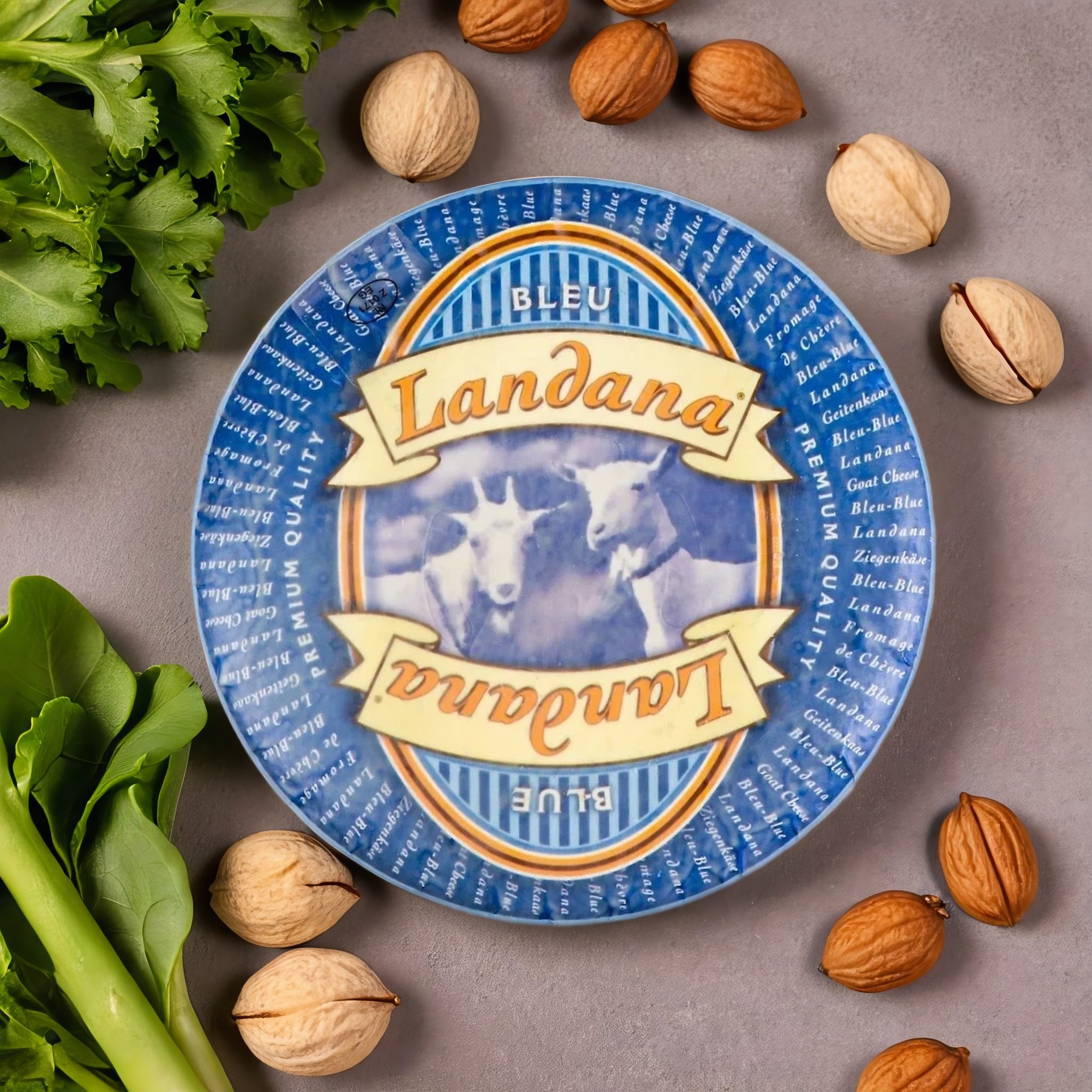 Козий мягкий сыр с голубой плесень Landana BLUE, 500 гр.