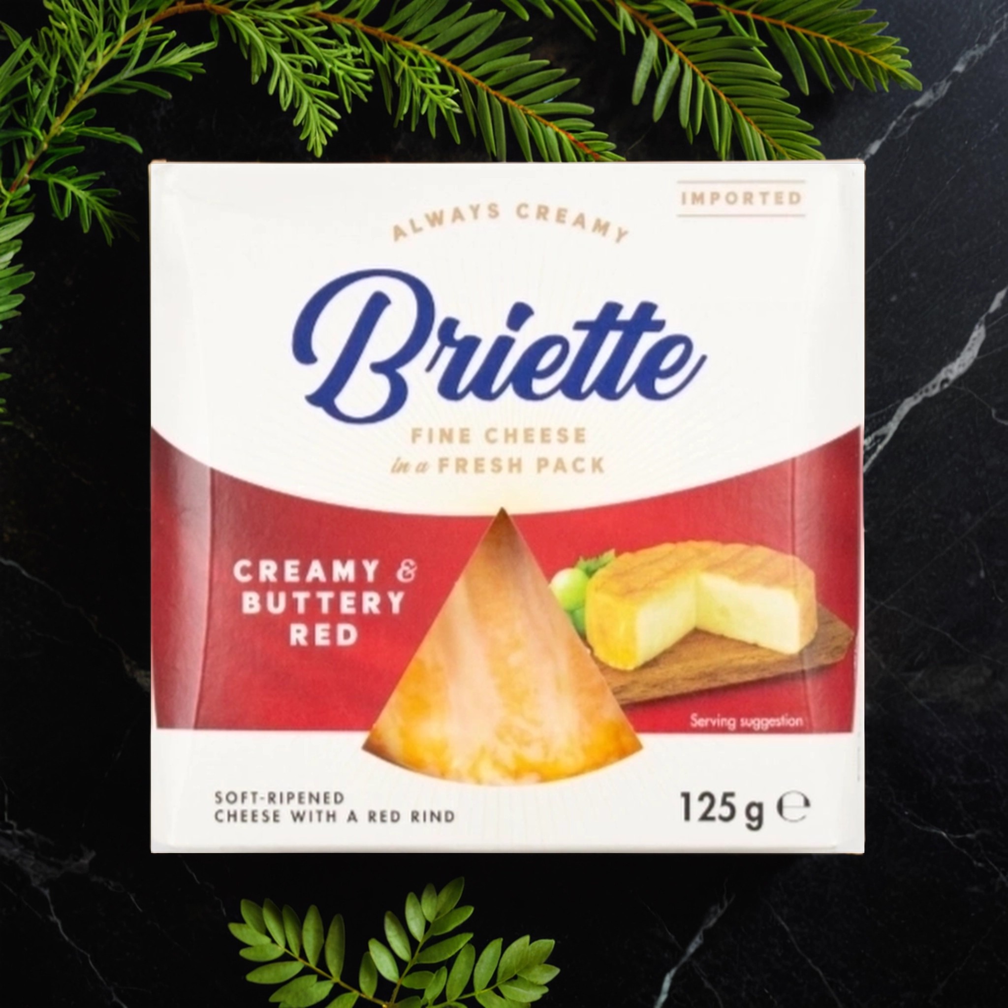 Бри Бриетт "Красный",  Brie "Бри Бриетт (Briette Dolce De Leche), 125 гр